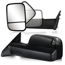 Towing Mirrors Pair Set for 2009-2018 Dodge Ram 1500, 2010-2018 Ram 2500 3500...