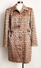 Alberto Makali Cache Leopard Print Coat Vintage size 6 Medium Designer Jacket
