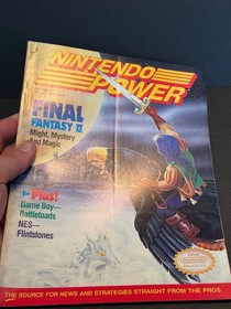 Nintendo Power Magazine 1991 Vol 30 Final Fantasy II Battletoads NES W/ Poster