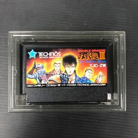 DOUBLE DRAGON III 3 NINTENDO FAMICOM NES FC good Japan Used