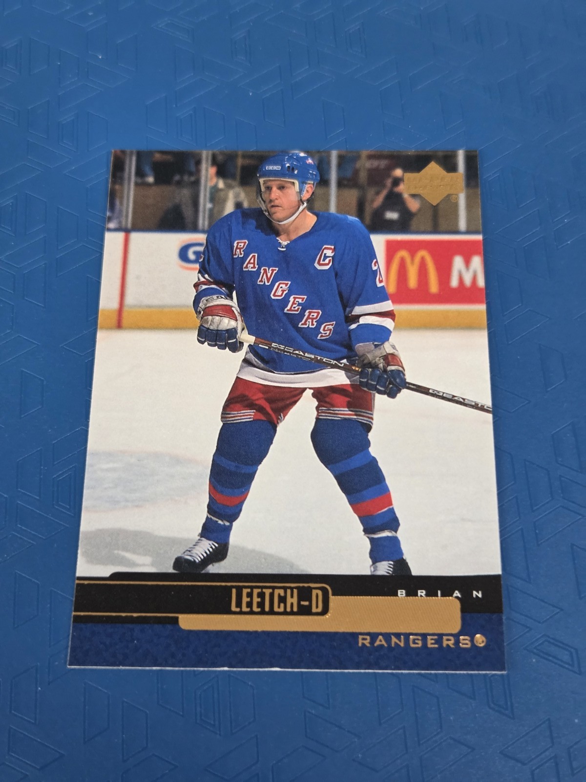 1999-00 Upper Deck #258 Brian Leetch New York Rangers HOCKEY Card p