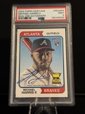 2023 Topps Heritage - Real One Autographs Michael Harris II #ROA-MH (AU, RC)