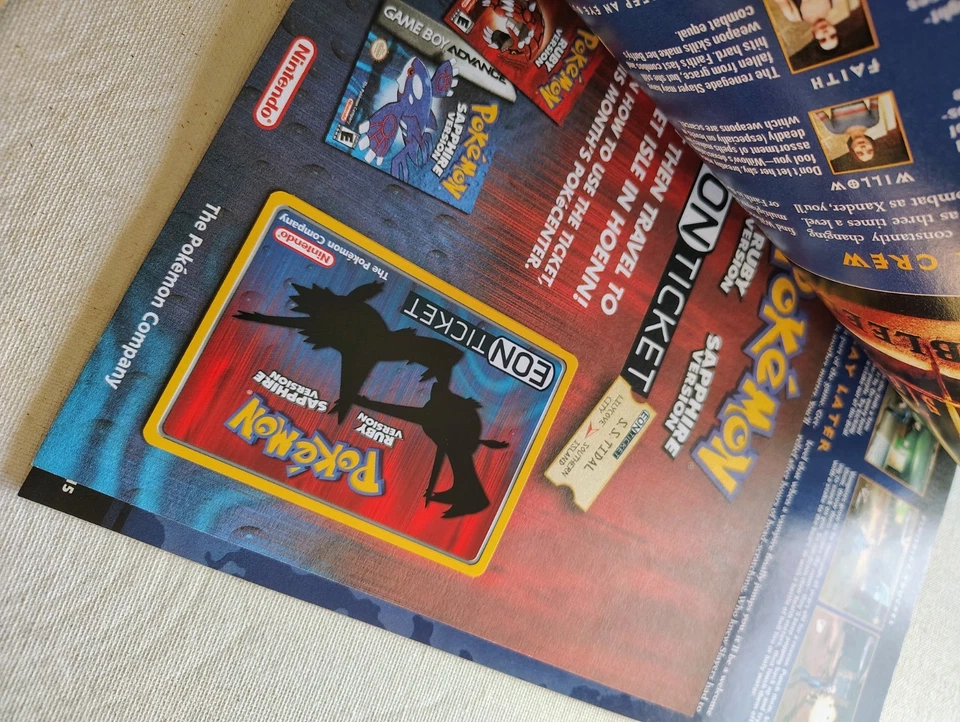 Nintendo Power Magazine #173 Complete with Pokemon Tcg Eon Ticket TMNT Poster Foto 2 de 4