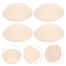 3 Pairs Soft Removable Bra Pads Inserts Round Sponge For Bikini Swimwear