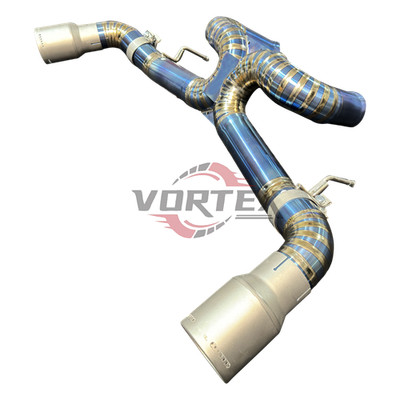 Titanium Valveless Straight Pipe Catback for McLaren GT 2020-Present | Race Mode