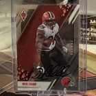 Nick Chubb Autographed Card With COA