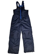 Swiss Tech Kids Snow Bibs Size S 6-7 Navy Blue Insulated Ski Snow Pants