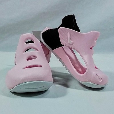 Nike Sunray Protect 3 Toddler Sandals- 9-Pink Foam/White-Black-NWOB