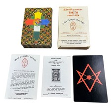 Aleister Crowley Thoth Tarot Card Deck Complete 78 Large Cards 1978 Instructions