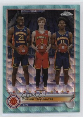 2022 Chrome McDonald's All American Aqua Wave Refractor Future Teammates 7p8