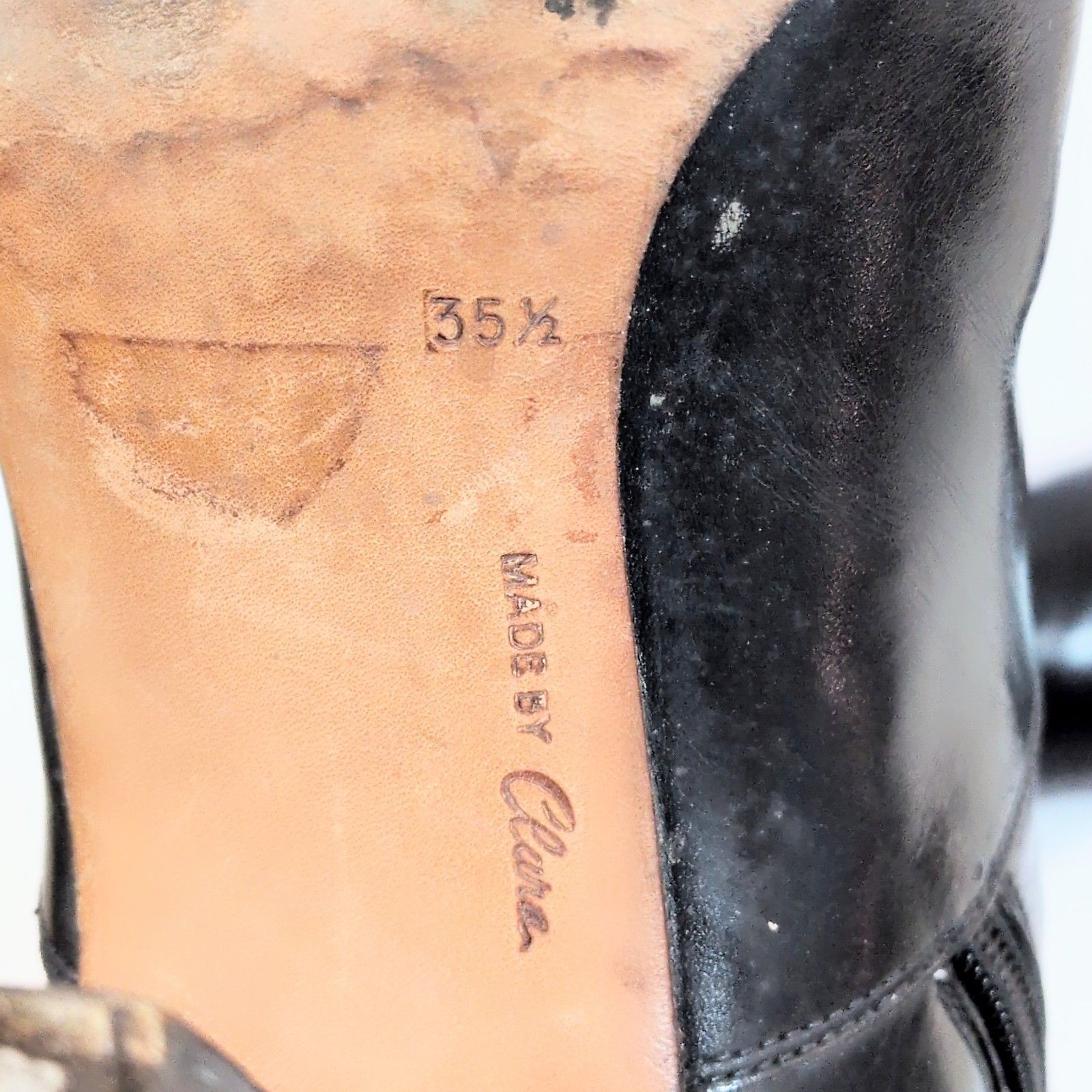 Saint Laurent Long Boots Shoes EU 35.5 US 5.5 Leather Black Authentic thumbnail 9