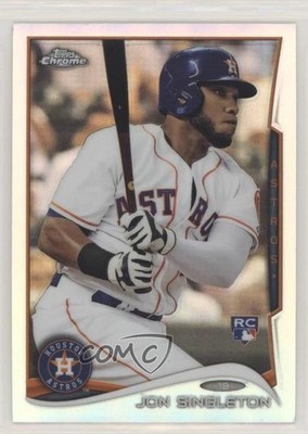 2014 Topps Chrome Refractor Jon Singleton #55 1u6