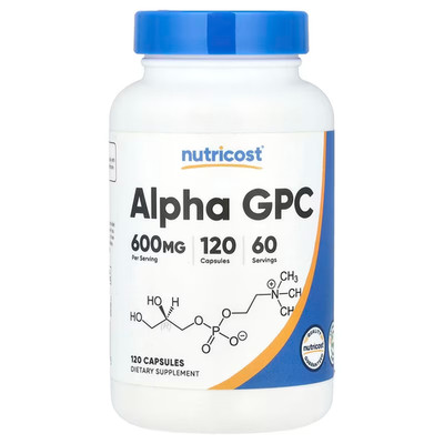 Alpha (GPC) 120 Kapseln (300 mg pro Kapsel) Nutricost