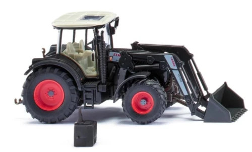 Tracteur Claas Arion 640 Wiking 036312 miniature 1:32 noir avec son chargeur