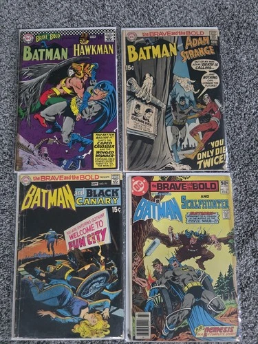 The Brave And The Bold (Batman) Vintage Comic Book Lot Of 4 DC Comics 1967,70,70