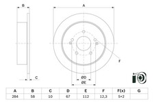 Disque de frein Ssangyong ACTYON