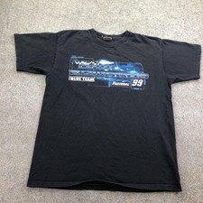 Vintage NASCAR Shirt Mens Large Black Carl Edwards 99 Fastenal Chase Racing