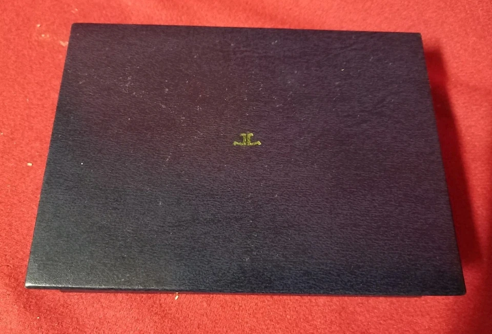  RARA SCATOLA OROLOGIO  JAEGER LE COULTRE COMPLETA VINTAGE - Immagine 2 di 4