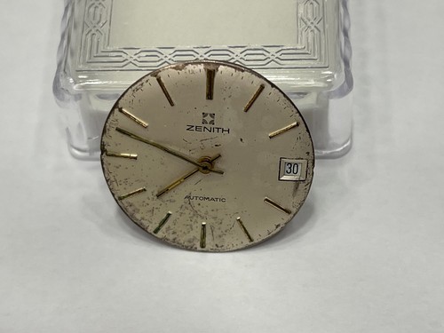 Zenith Movement & Dial Automatic Cal.2572PC Swiss Made 17 Jewels Balance Ok - Picture 4 of 12