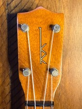 Kamaka Solid Koa White Label Soprano Ukulele 1970s w/ Hardcase