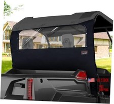 Pioneer 700 Soft Rear Window, Back Dust Panel with Zipper Compatible with
