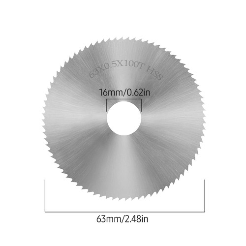 2.5 Inch HSS Circular Table 100 5/8-inch Arbor Z0M2 - Picture 2 of 8