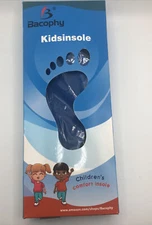 Kids Orthotic Arch Support Shoe Insoles Blue Small