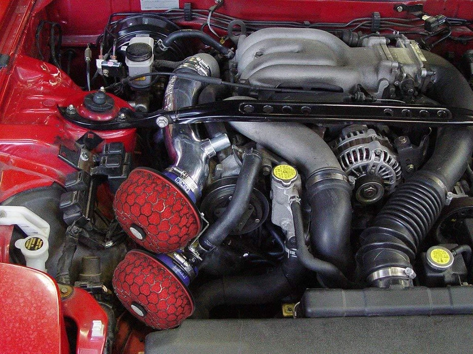 KIT FILTRO ADMISIÓN AIRE RECARGADO SUCCIÓN HKS RACING (70020-AZ101) PARA MAZDA RX7 FD Foto 3 de 4