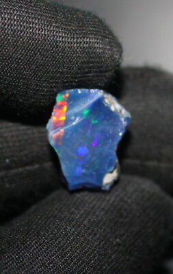 Opal, Black Opal Rough, Colorful Welo Fire Loose AAA Raw Black Opal, 6.25 Ct