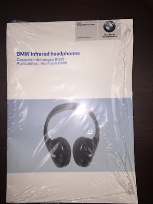 BMW Infrared Headphones for Rear Entertainment System P/N 