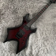 Custom MK3 Warlock Electric Guitar Red Active Pickups Tremolo Bridge Guitar