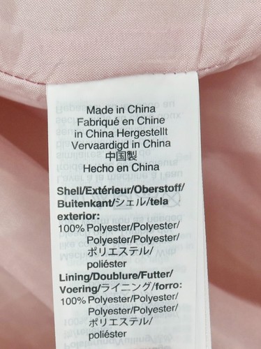 Chaqueta para nieve Madewell para mujer talla mediana mármol lila acolchada acolchada acolchada acolchada parka con capucha - Imagen 10 de 10