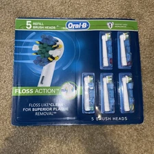 Oral-B FlossAction Electric Toothbrush Replacement Brush Heads Refills, 5 Count