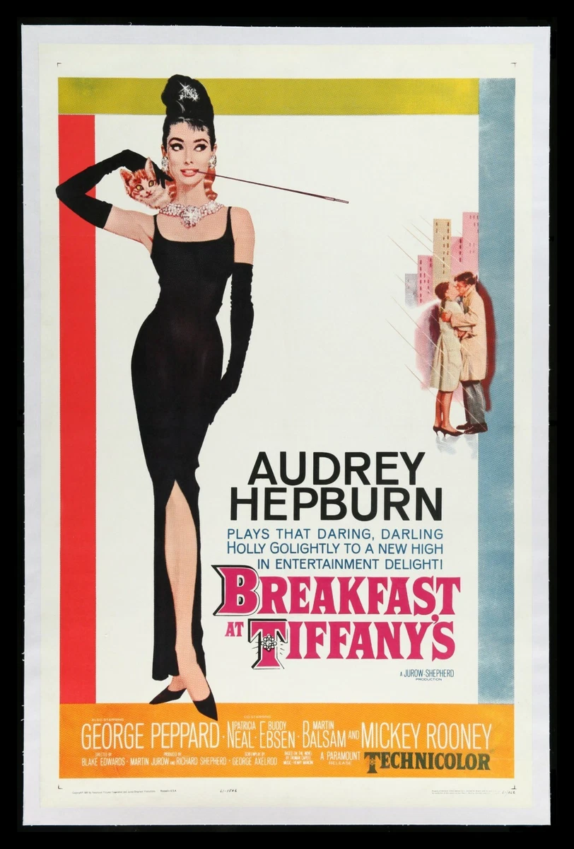 Breakfast At Tiffanys Poster In Movie Memorabilia Original Us