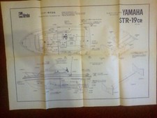 YAMAHA STR-19CR DISPOSITION GÉNÉRALE ET INSTRUCTIONS JAPONAISES DU KIT HIROBO