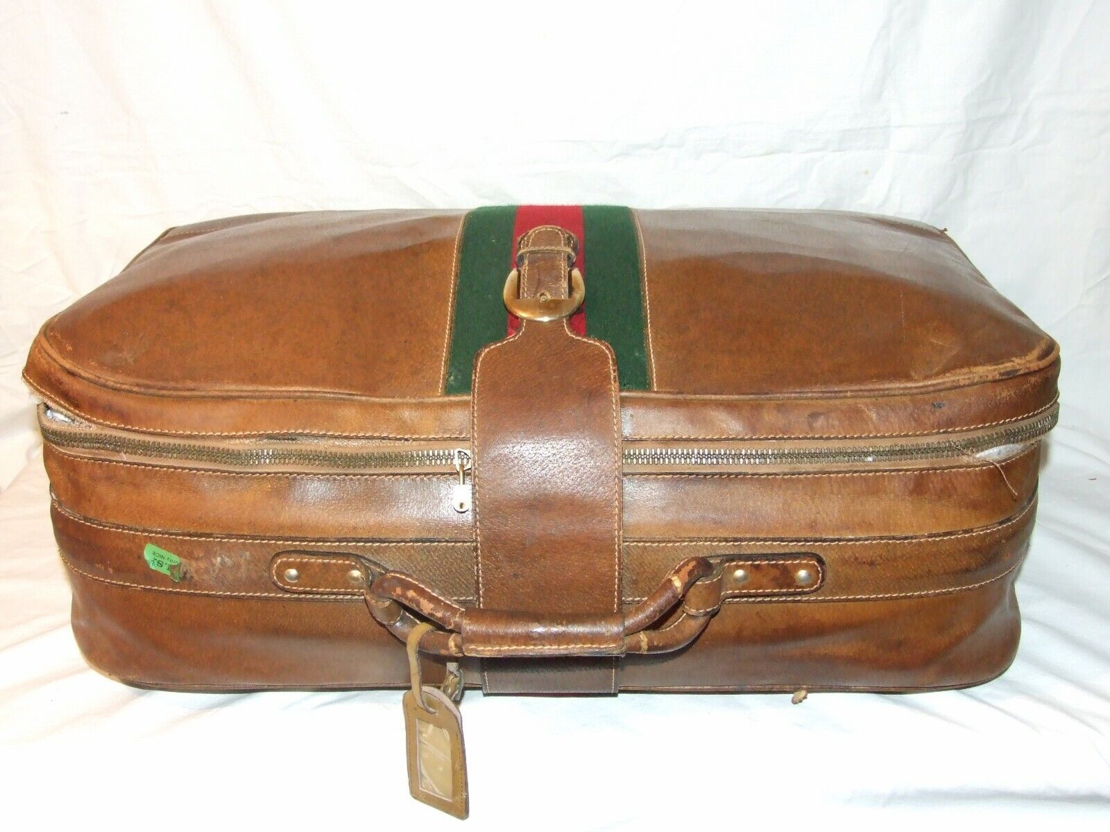  Gucci Suitcase RARE Vintage  Leather 1960`s 