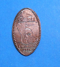 SeaWorld Orlando centavo alargado Florida centavo EE. UU. Águila calva moneda de recuerdo