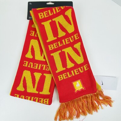 Nike AFC Richmond Ted Lasso Believe In Soccer Scarf University Gold Pink NWT 