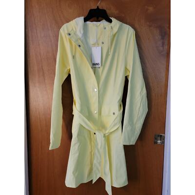 NWT RAINS curve Jacket 18130 Large Retail $140
