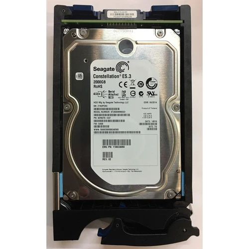 9ZM275-037 - Data Domain 2TB 7200 RPM SAS 3.5" HDD for Data Domain ES30 15 ba...