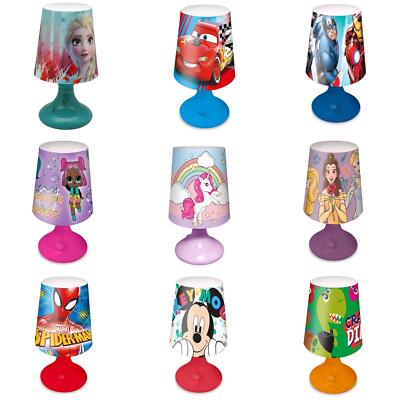 Kids Table Lamps Fully Portable Battery Operated LED Night Light