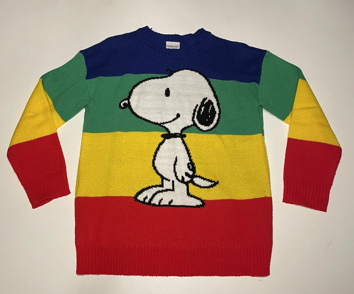 Snoopy rainbow deals sweater