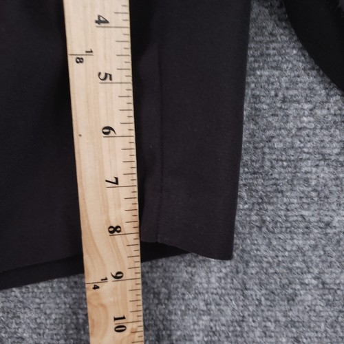 Chaps Golf Shorts Mens 42 Black Chino Mid-Rise 8" Flat Front Active Performance - Picture 10 of 13