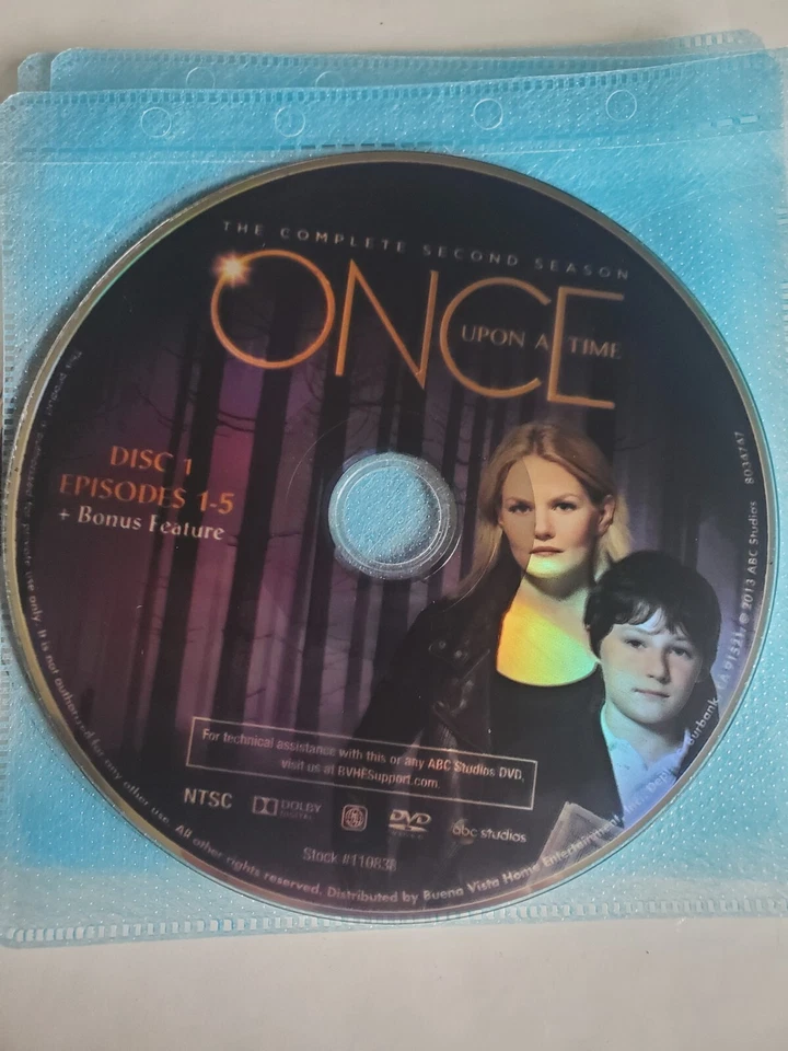 Once Upon A Time The Complete Second Season Disc Only Loose DVD TV Series ABC - Image 3 of 4