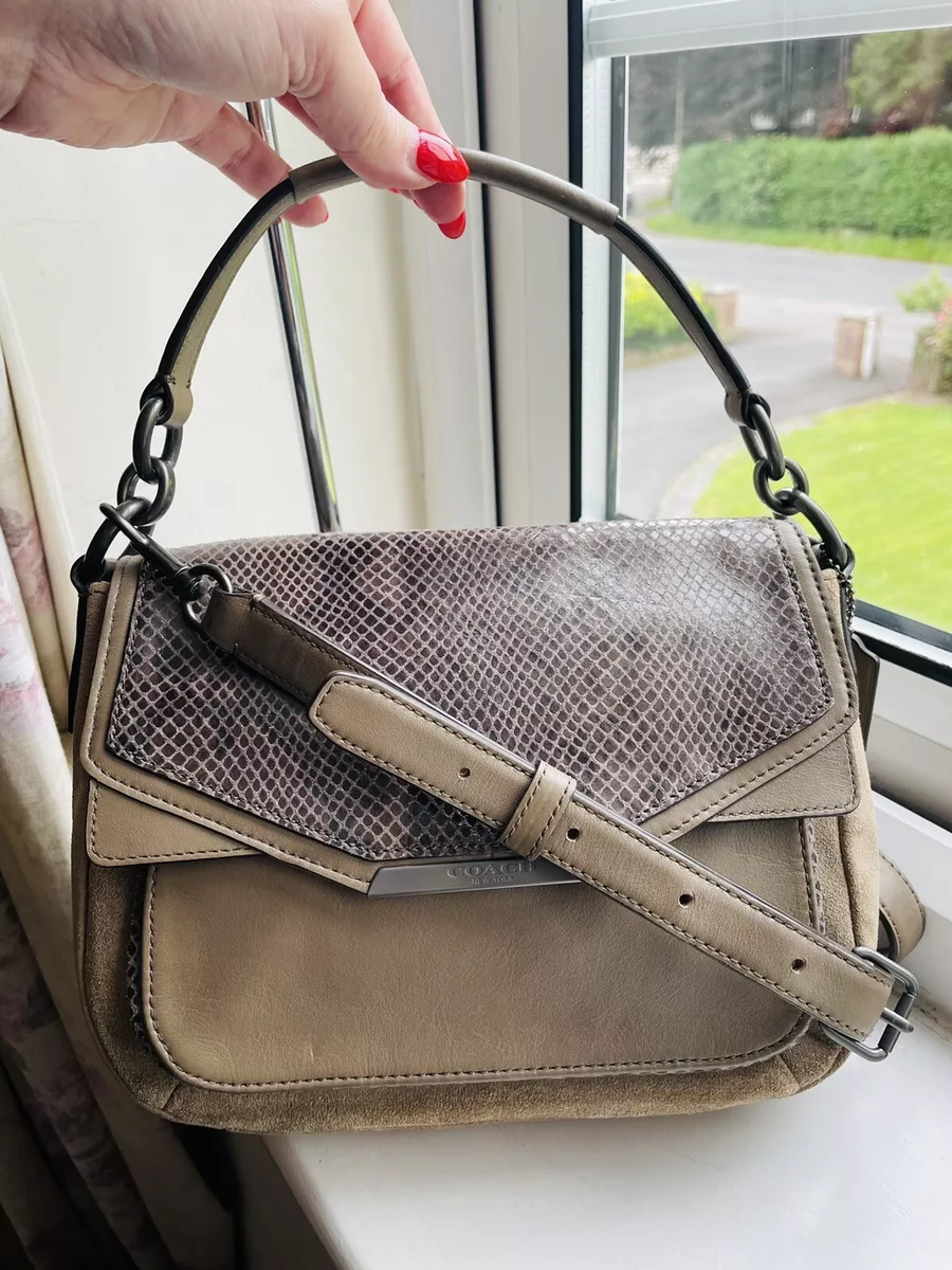 Snakeskin coach purse sale
