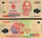 200000 Vietnamese Dong Uncirculated Bank Note for Collectors MINT USA Fast Ship
