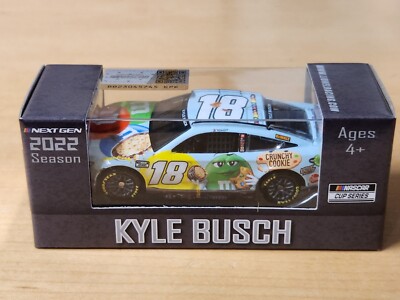 2022 #18 Kyle Busch M&M's Crunchy Cookie Bristol Dirt Win 1/64 Action NASCAR ARC