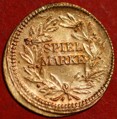 Federal Republic of Germany Spiel Marke double-headed eagle