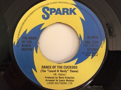 The Band Of The Black Watch - Dance Of The Cuckoos 7'' Vinyl Single Record