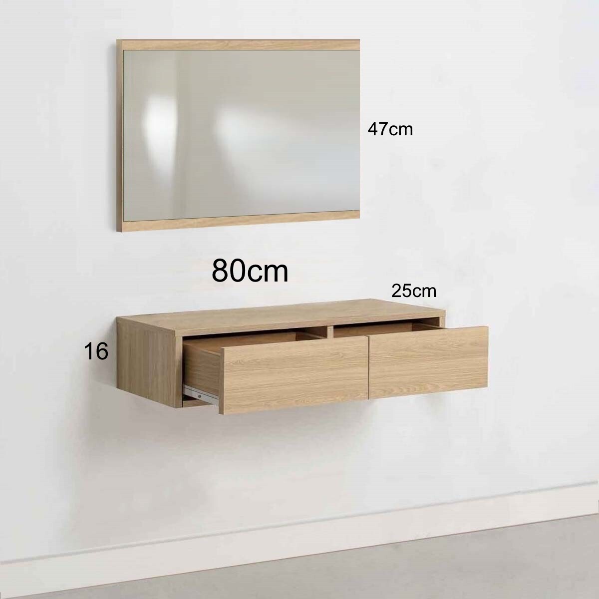 Recibidor - Mueble de entrada HABANA - Anchos 60/70/80/90/100cm